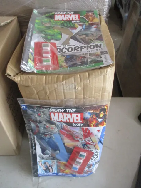 appx 50pcs Brand new Marvel Comics with accessory - rrp £4.99