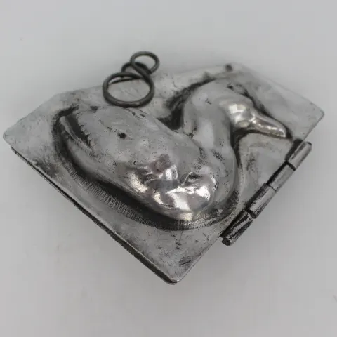 Vintage Silvered Duck Chocolate Mould