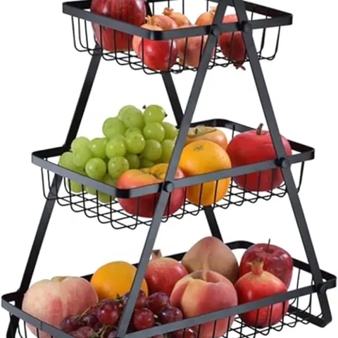10 x 3-Layer Storage Racks for Food & Fruit