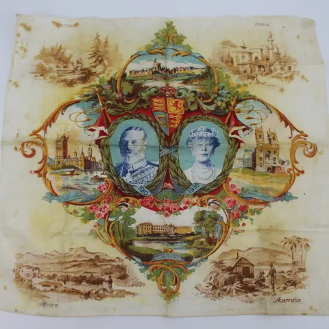 1935 King George V Silver Jubilee Handkerchief