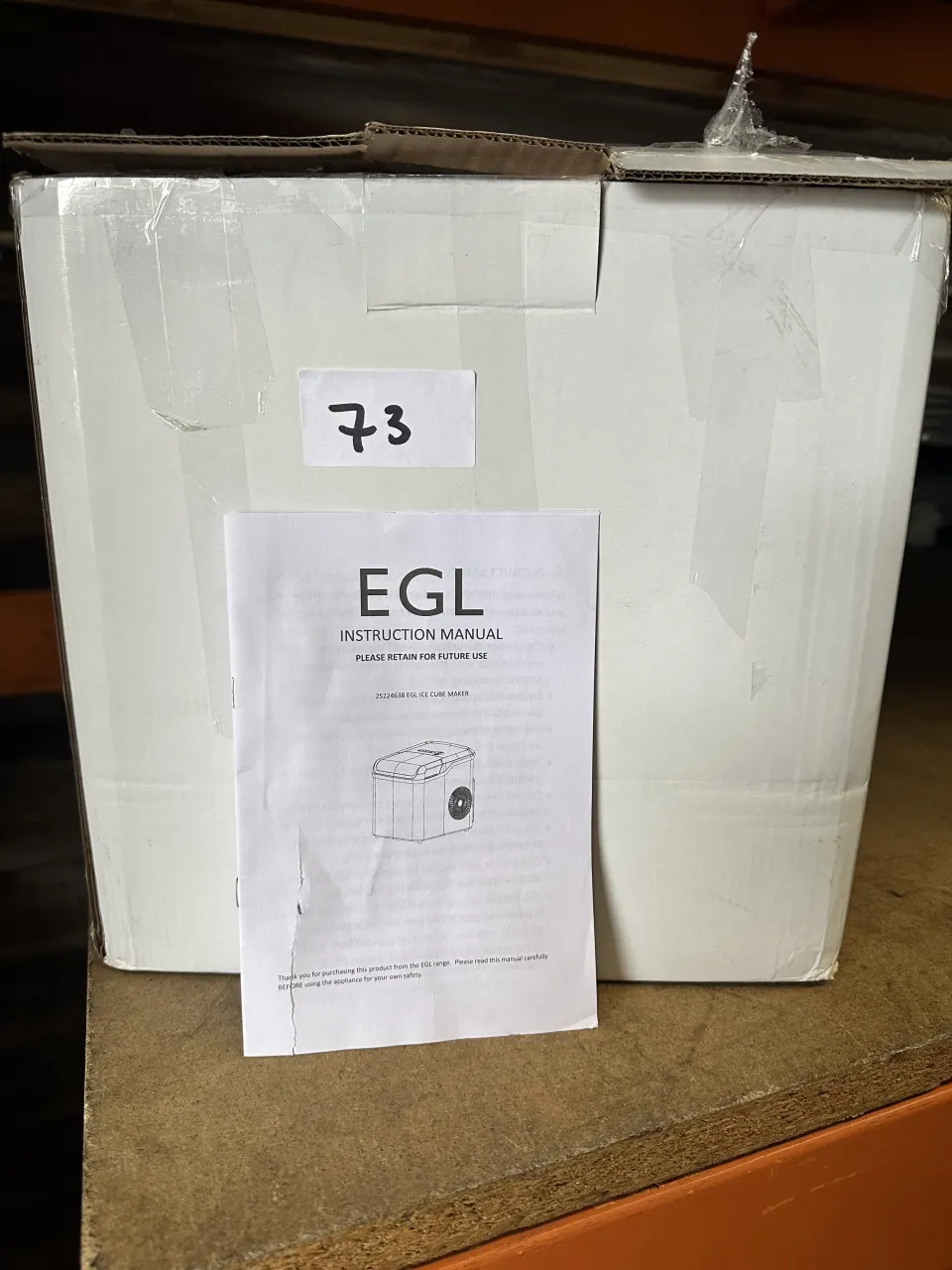 EGL ICE MAKER. RRP £120 - GRADE U