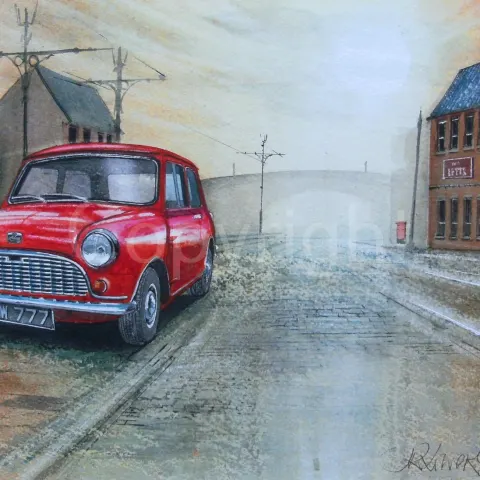 Mini British Classic Nostalgic Large Metal Wall Art
