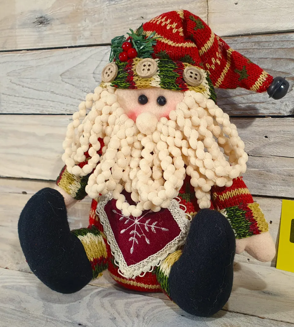 Luxury Weighted Santa decoration. Rrp £39.99