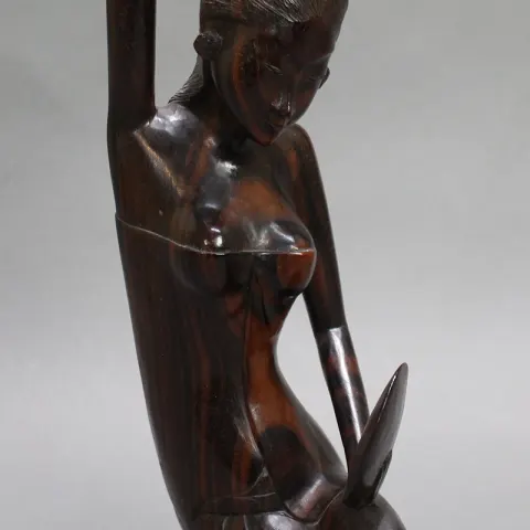 Fine Carved Tribal Figural Sculpture by Parta