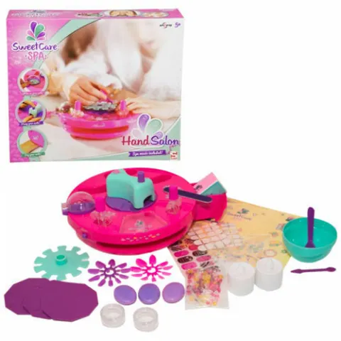 8 X SWEET CARE SPA HAND SALON MANICURE PEDICURE GIFT SET NAIL DRYER BEADS GIRLS