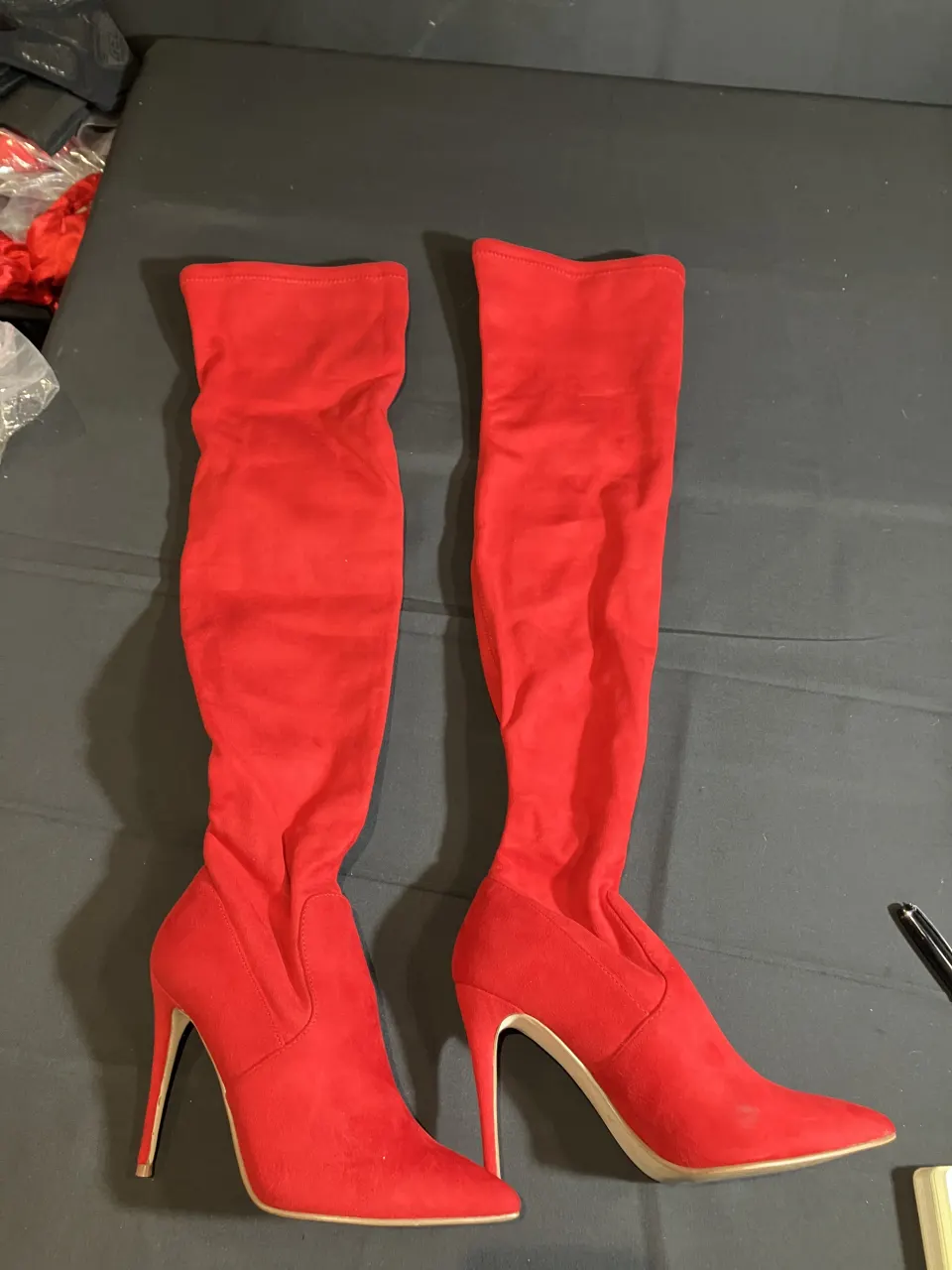 Date Knee High Boots worn by Vanessa Hudgens