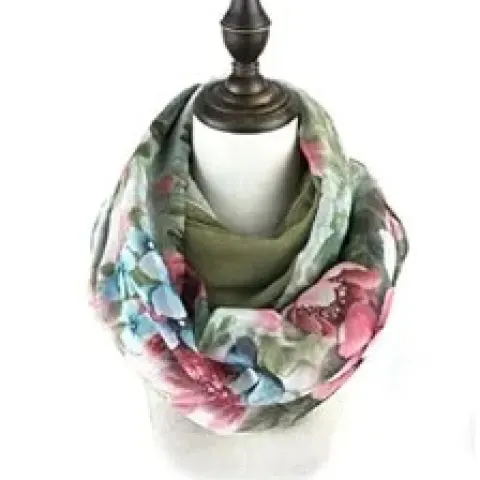 Women's Double Layer Scarf Total RRP £185.10 - Lb30 sku-3376