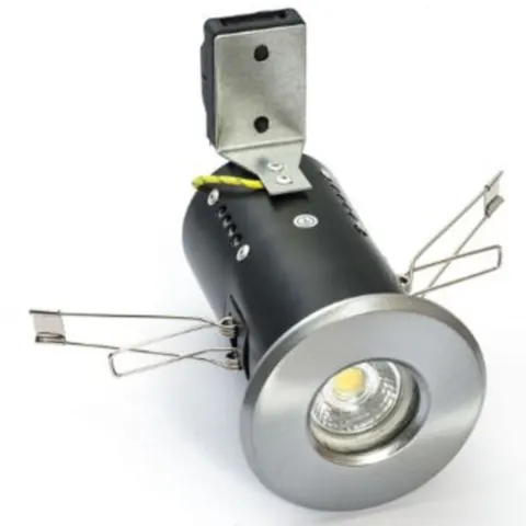 6 x Brand New Green Brook Electrical Leo Range Fire Rated Downlight