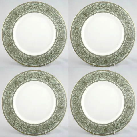 Set of 4 Royal Doulton English Renaissance 8 inch Breakfast Plates