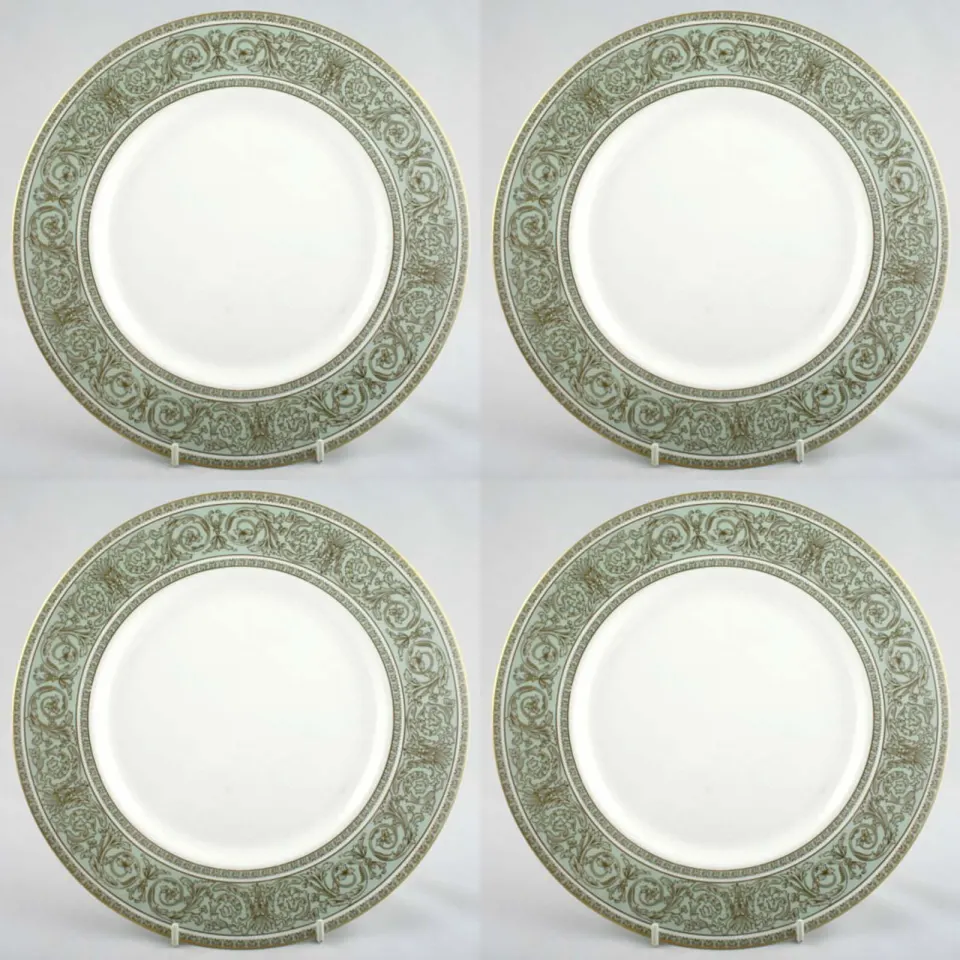 Set of 4 Royal Doulton English Renaissance 8 inch Breakfast Plates