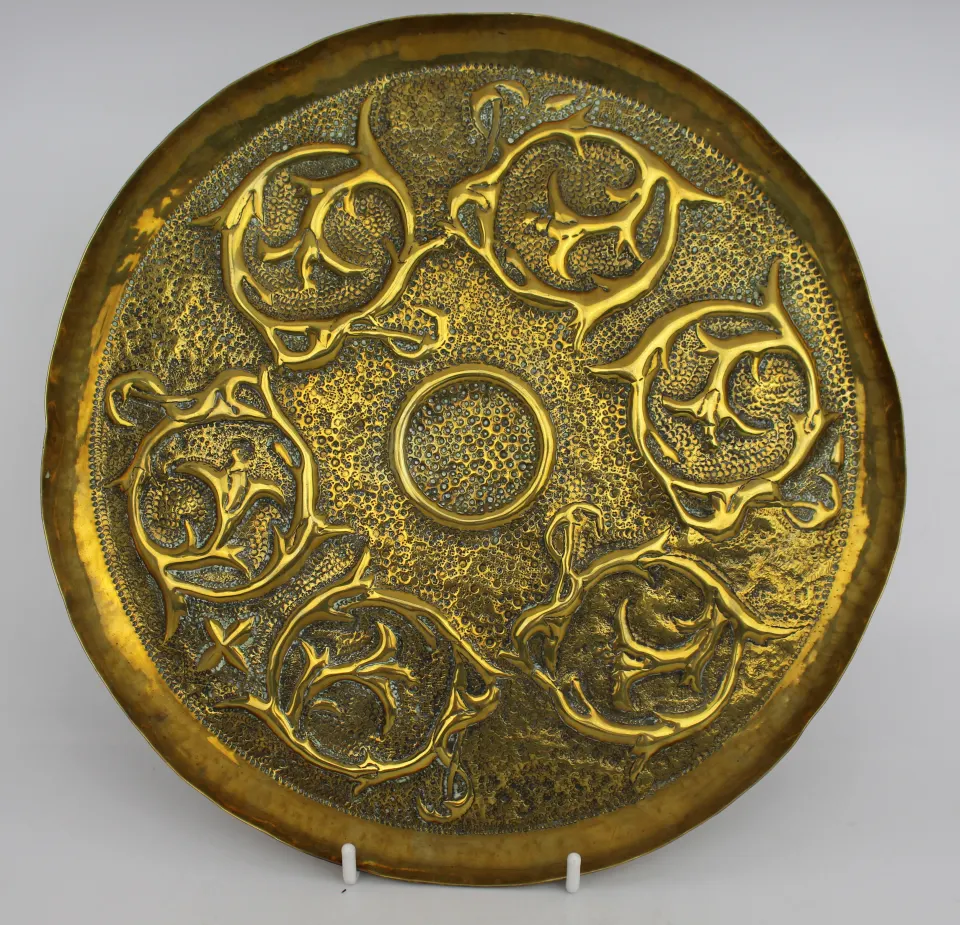 Antique Brass Charger