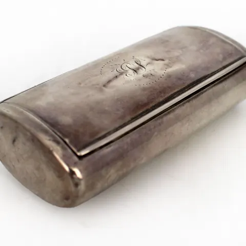 Georgian Sterling Silver & Gilt Snuff Box – Joseph Ash I, London 1802
