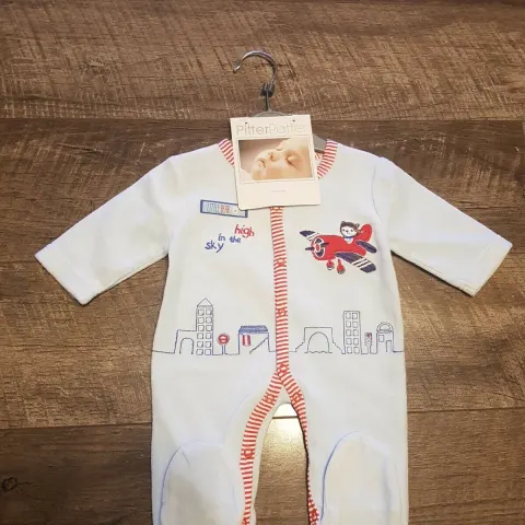 4x New PitterPatter Babygrows RRP £60
