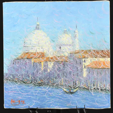 Original Oil On Canvas By Roberto Masia