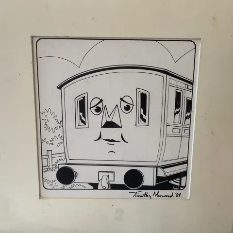 Thomas The Tank Engine & Friends Original Artwork, Signed By Timothy Marwood Truck