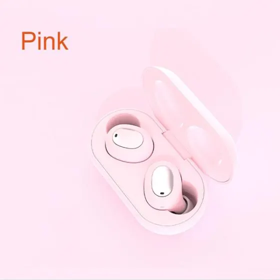 CANDI LONDON TW15 EAR BUDS PASTEL PINK