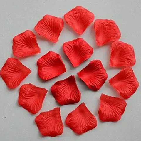 100pcs Deep Red Silk Rose Petals Valentines Day Wedding Confetti RRP£3