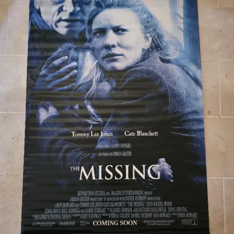 'The Missing' Original UK Cinema Movie Banner Thriller 2003