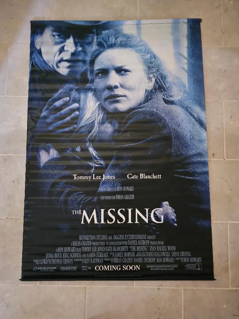 'The Missing' Original UK Cinema Movie Banner Thriller 2003