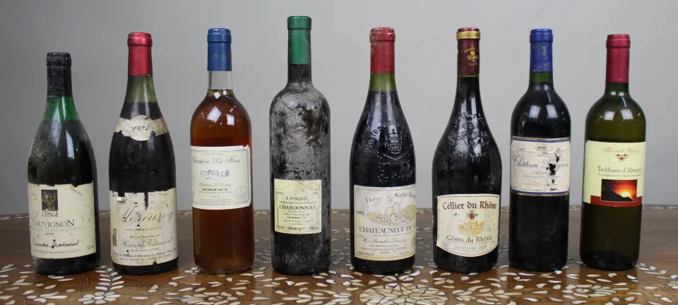 Collection of Old Vintage Wines (8 Bottles)