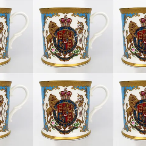 Set of 6 Royal Collection Tankards