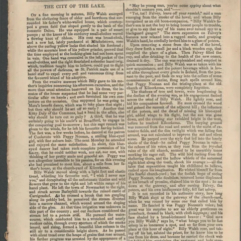 Irish Newspaper 1833 Scenes of Killarney and Lough Neagh.