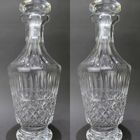 Pair of Irish Waterford Crystal Decanters