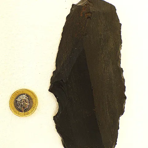 A Large Obsidian Neolithic Tool From Milos, Greece
