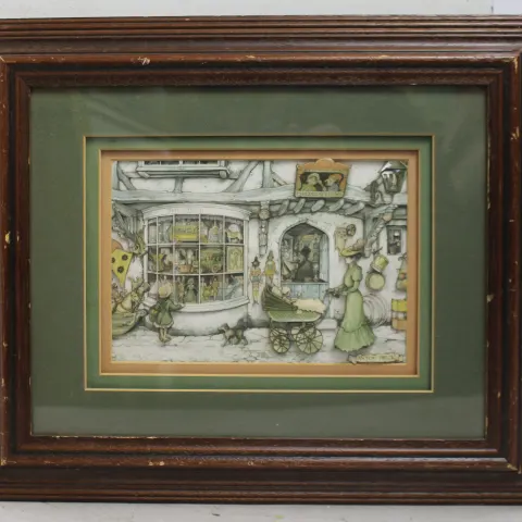 Decoupage Framed
