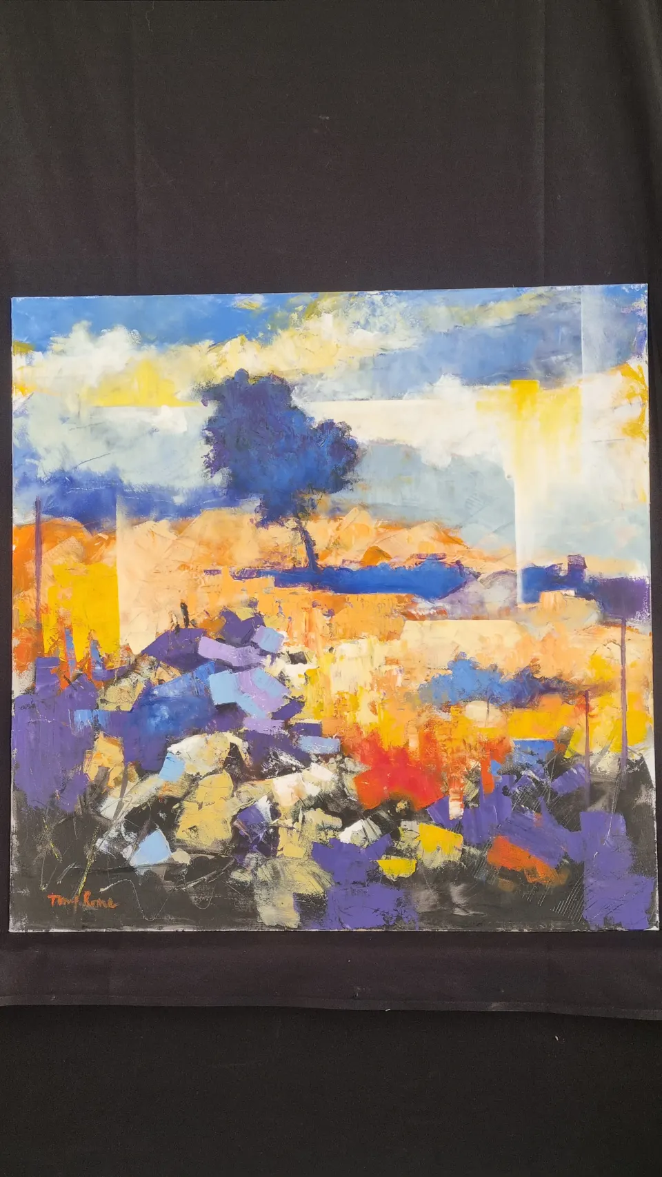 Tony Rome Original Oil.