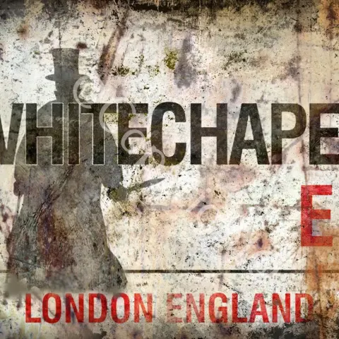 Jack The Ripper Whitechapel Iconic London Landmarks Metal Wall Art