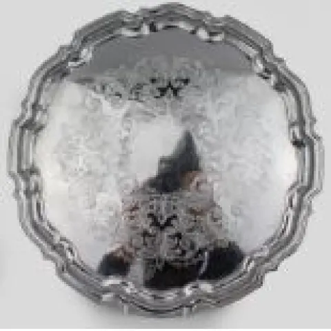 Large Vintage Silver Plated Tray