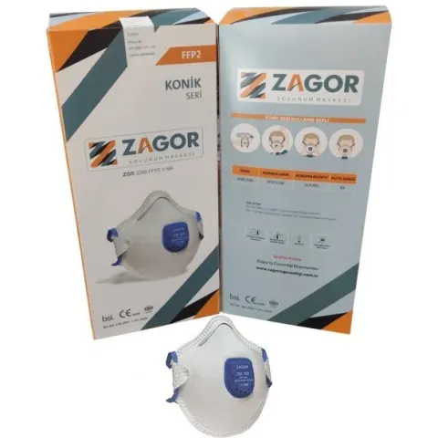 Zagor FFP2 Mask - 200 Masks (10 Packs of 20)