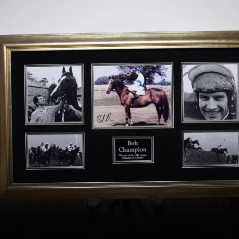 BOB CHAMPION original signature presentation.