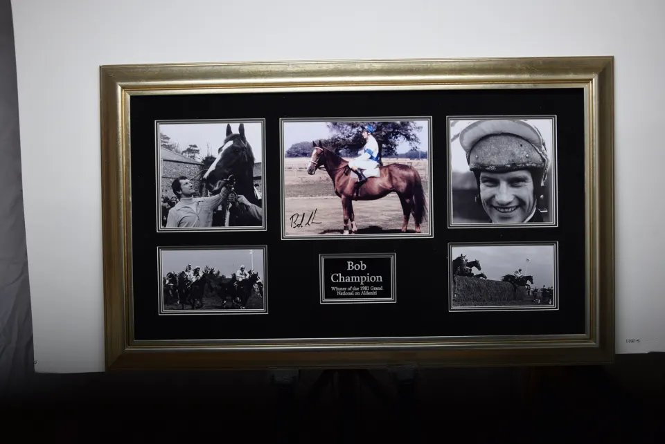 BOB CHAMPION original signature presentation.