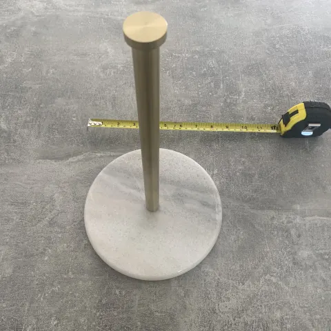 DP 1 - Kes Gold/Brass Marble top quality Kitchen roll holder