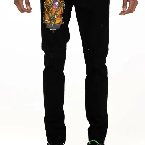 MJB Marc Jaques Burton Distressed Eagle Crixus Jeans, Online Price £480, Size 36