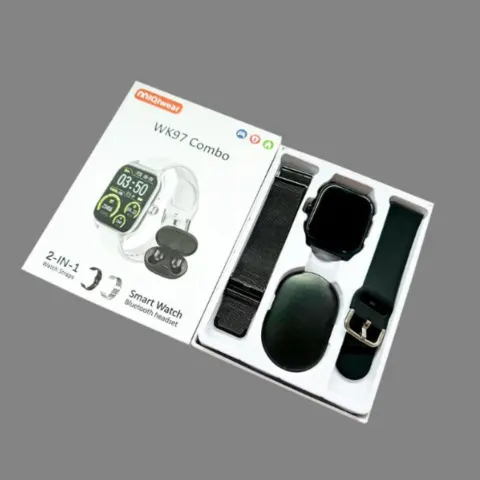 2024 New Arrival WK97 Combo Smart Watch Series 9 2in1 With Earbuds 2.3 Screen Smart Watch TWS