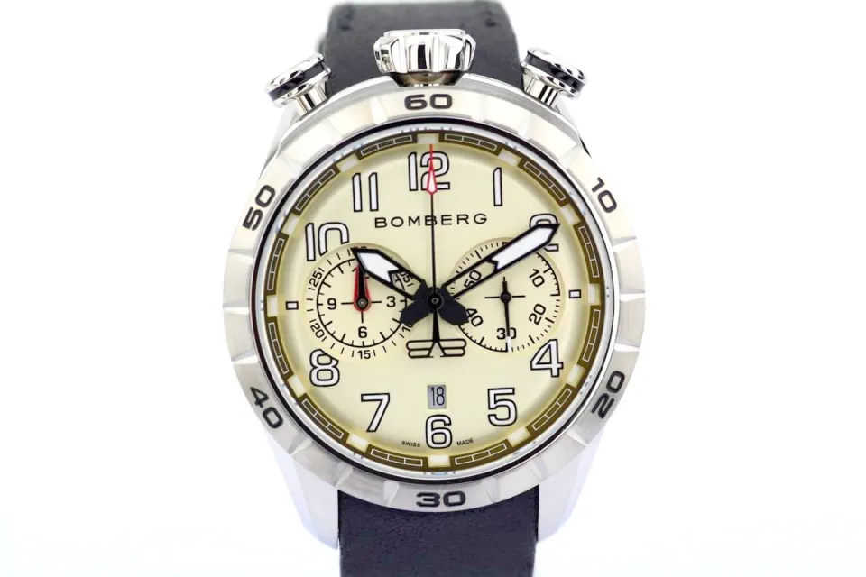 Bomberg/Chronograph Bolt-68 - New - Gentlemen's Steel Wristwatch