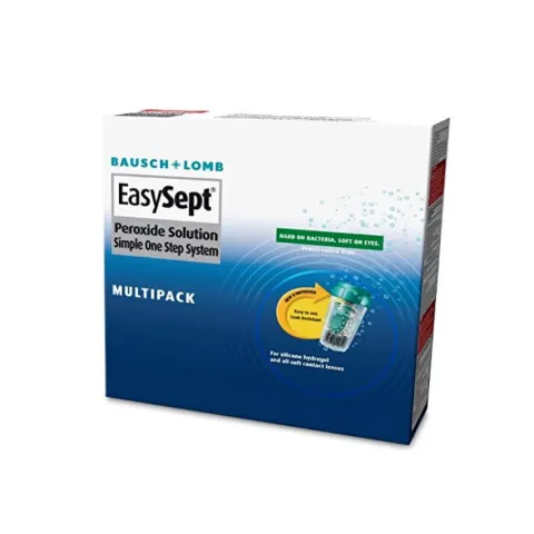 3 X Bausch & Lomb EasySept Peroxide Solution 3 x 360ml NEW SEALED BOXES