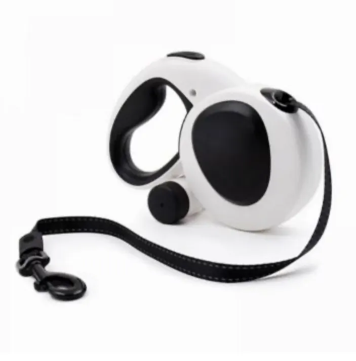 5M (16FT) Retractable and Trimmable Dog Leash With Poop Bag Attachment