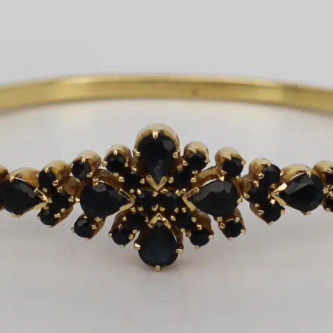Russian Sapphire 18ct Gold Bracelet