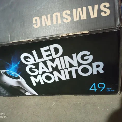 Checked Tested working Samsung Qled 49" gaming Monitor , no cracks , screen intact - comes comp