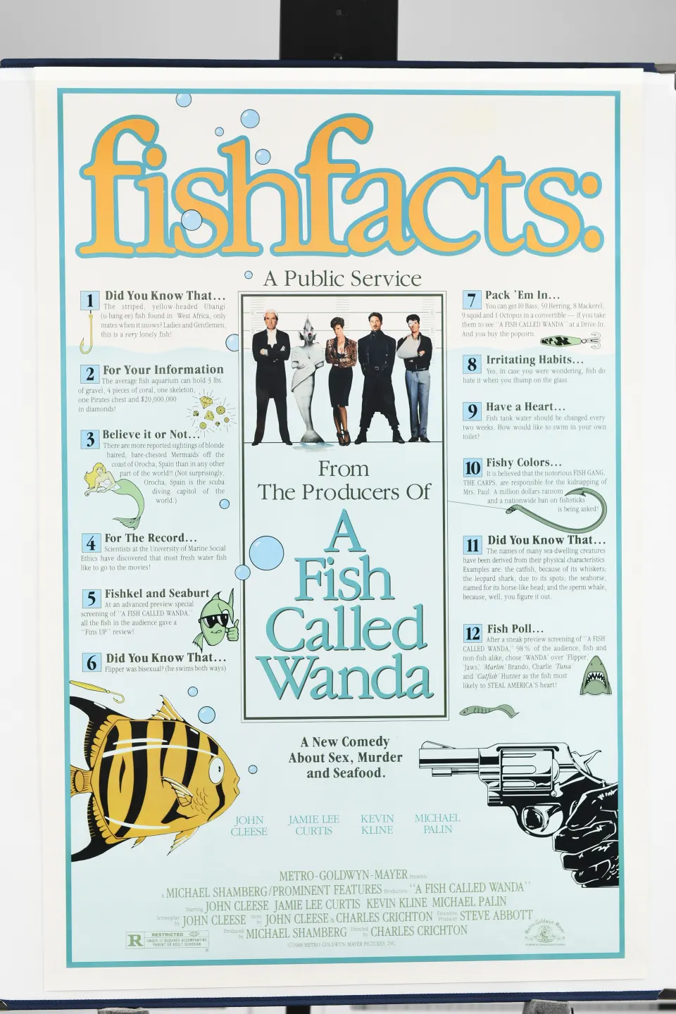 Original Film Poster "A Fish Called Wanda"