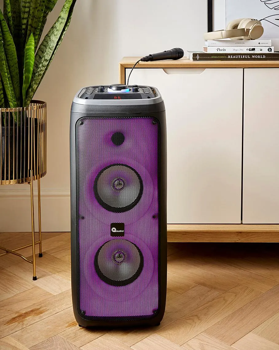 (57/MR1G) RRP £150. Audial Party 40W Cube Speaker. (650x 265x 245mm).
