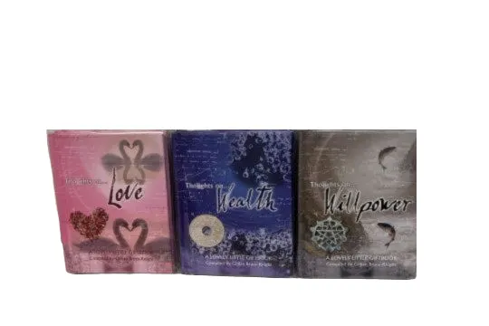 50 x Assorted Lovely Little Giftbooks Including Wealth, Love, Willpower Etc