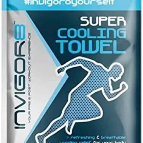 14 x invigor 8 Towel - Refreshing & Breathable - Cooling Relief For Your Body RRP £4.99 ea
