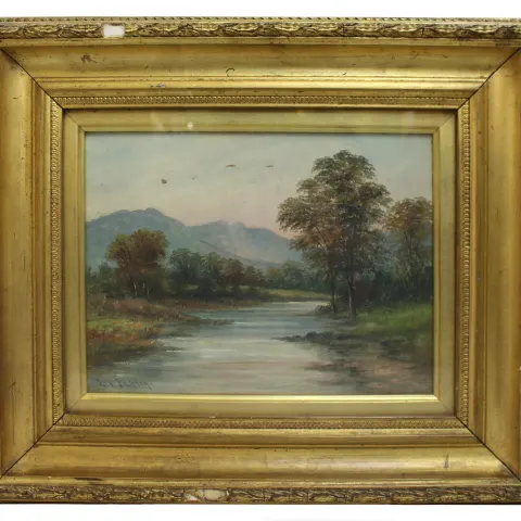 Late 19th c. Landscape by E.J.Bladon (British)