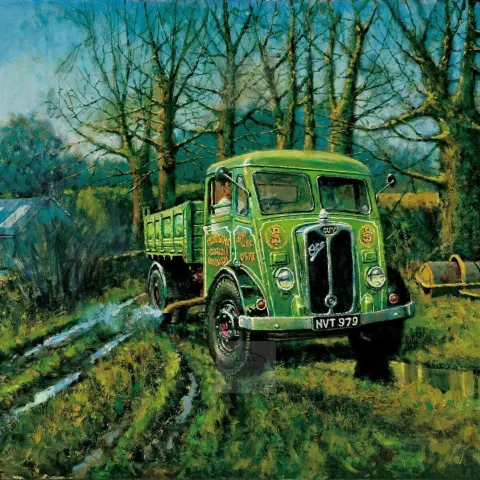 1940's Guy Otter Tip Lorry Metal SignVintage Reproduction Designed Commercial Transport.Approx