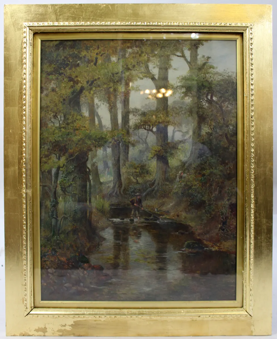 Pair of English Landscape Paintings by Henry Thomas Jarman (1871–1956)